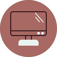 Monitor Screen Vector Icon