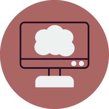 Cloud Computing Vector Icon
