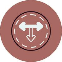 T Junction Vector Icon