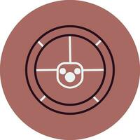 Steering Wheel Vector Icon