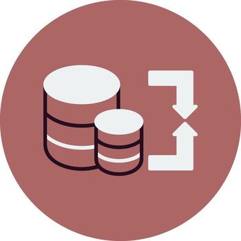 Data Migration Vector Icon