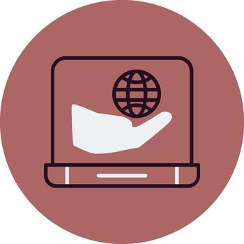 globe netwrok Vector Icon