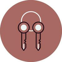 Surrogate Key Vector Icon