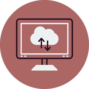 Cloud Computing Vector Icon
