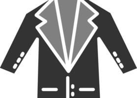 icono de vector de traje