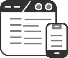 Responsive Vector Icon