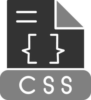 icono de vector de css