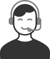 Customer Service Agent  Vector Icon