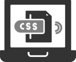 icono de vector de css