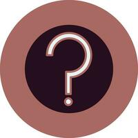 Question Mark Vector Icon