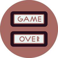 Game over Vector Icon