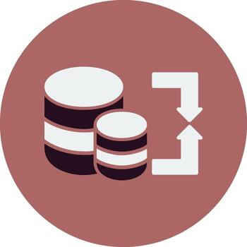 Data Migration Vector Icon