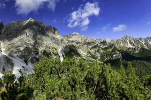 montaña paisaje de el stubai Alpes foto