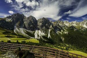 Mountain landscape of the Stubai Alps photo