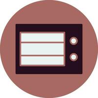 Microwave Oven Vector Icon