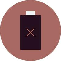 Low Battery Vector Icon