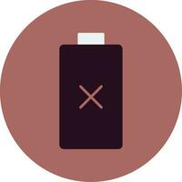 Low Battery Vector Icon