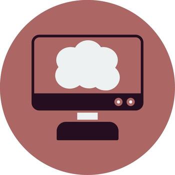 Cloud Computing Vector Icon