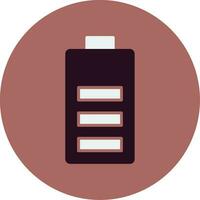 Battery Charged Vector Icon