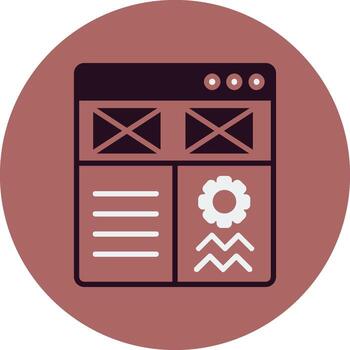 icono de vector de contenido