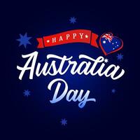 Happy Australia Day creative banner. Vector illustration