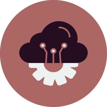 Cloud Computing Vector Icon