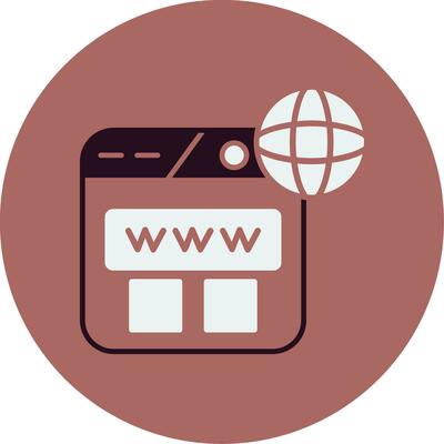 Domain Vector Icon