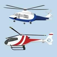 helicóptero hélice vector