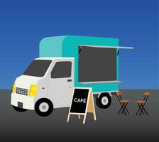 Small Food Truck vector