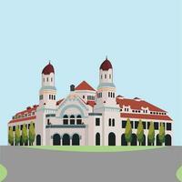 Lawang sewu semarang vector