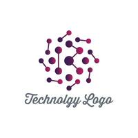 technology logo design vector template for corporate identity, technology, biotechnology, internet, system, Artificial Intelligence and computer.