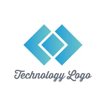 technology logo design vector template for corporate identity, technology, biotechnology, internet, system, Artificial Intelligence and computer.