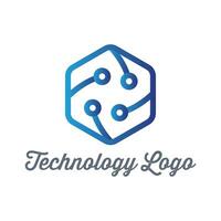 technology logo design vector template for corporate identity, technology, biotechnology, internet, system, Artificial Intelligence and computer.