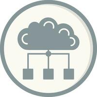 nube propiedades vector icono