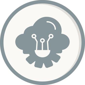 Cloud Computing Vector Icon