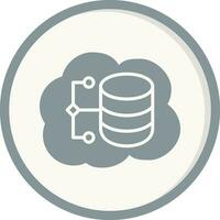 Cloud Data Vector Icon