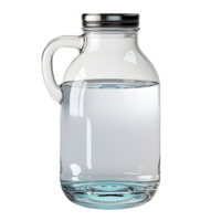 AI generated Water jar png jar bottle png water bottle png glass jar png water glass jar png acid jar png acid bottle png water jar transparent background