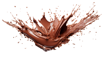 AI generated Liquid chocolate explosion png liquid chocolate burst png chocolate burst png chocolate splashing png chocolate explosion splash png