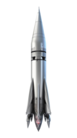 ai generiert Rakete png Überschall- Rakete png Krieg Kopf png Sprengkopf png nuklear Rakete png Militär- Waffe png explosiv Schale png Rakete transparent Hintergrund