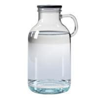 AI generated Water jar png jar bottle png water bottle png glass jar png water glass jar png acid jar png acid bottle png water jar transparent background