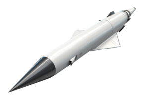 ai gegenereerd raket PNG supersonisch raket PNG oorlog hoofd PNG kernkop PNG nucleair raket PNG leger wapen PNG explosief schelp PNG raket transparant achtergrond