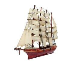 Barque ship gift craft model wooden photo