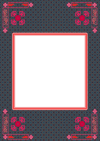 chinês Novo ano tem chegado. lá estão decorações para escolher de.chinês Novo ano quadro, Armação com lanternas e vermelho lanternas png