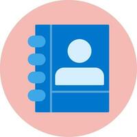 Contact Book Vector Icon