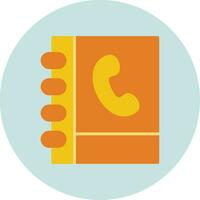 Phone Book Vector Icon