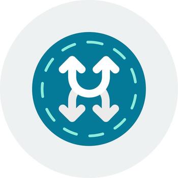 Double Arrow Vector Icon