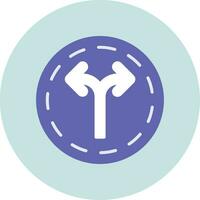 Two Way Vector Icon