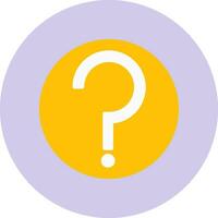 Question Mark Vector Icon