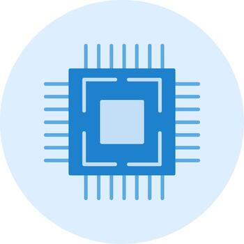 icono de vector de procesador