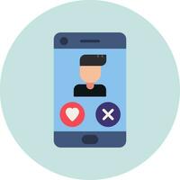 Dating App Vector Icon